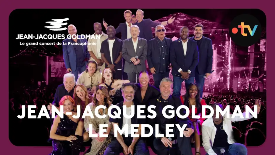 Wideo do filmu Le Grand Concert de la Francophonie célèbre Jean-Jaques Goldman — Garou, Mentissa, Bénabar, Magic System... Ils rendent hommage à Jean-Jacques Goldman !