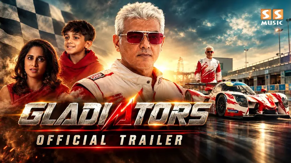 Wideo do filmu Gladiators — Gladiators Movie - Official Tamil Trailer | Ajith Kumar | AK Racing | AL Vijay, GV Prakash| SS Music