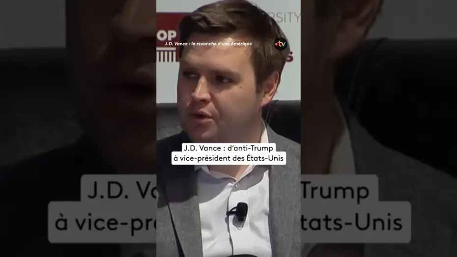 Wideo do filmu J.D. Vance : la revanche d'une Amérique — J.D. Vance : d’anti-Trump à vice président des États-Unis