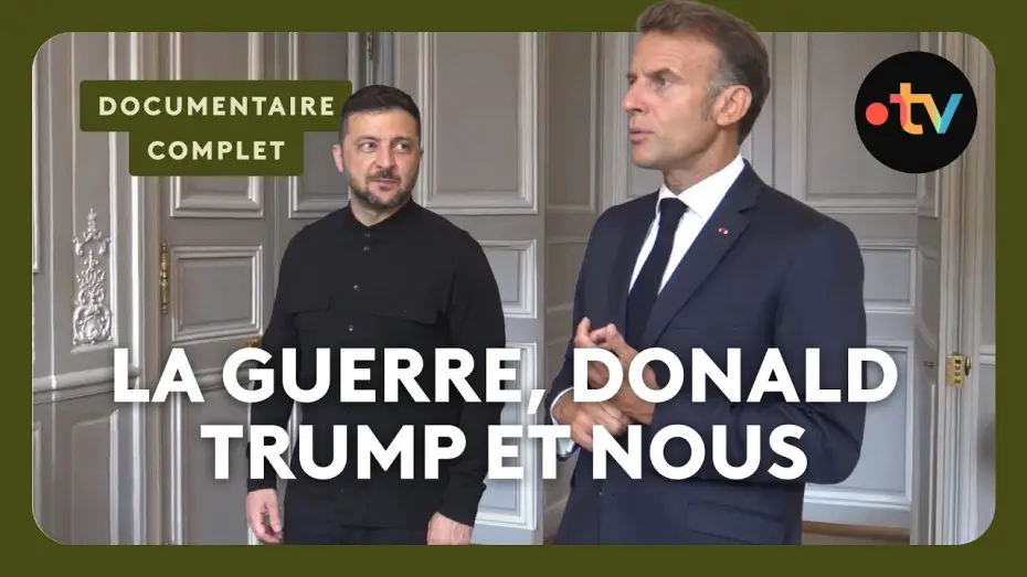 Wideo do filmu La Guerre, Donald Trump et nous : 2025, l'année de tous les dangers — La guerre, Donald Trump et nous : une caméra au coeur du pouvoir – Documentaire complet