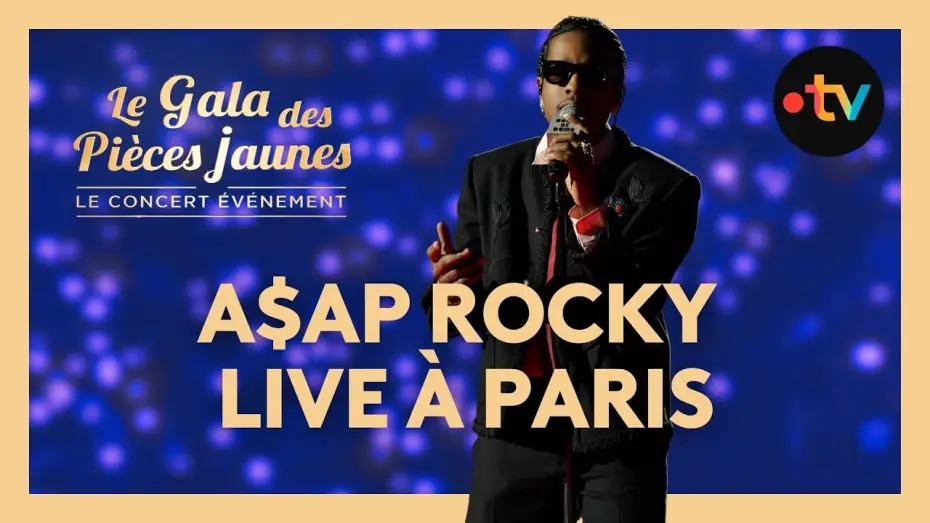Wideo do filmu Le Gala des Pièces Jaunes 2026 : Le concert événement — A$AP Rocky - Robbery, I smoked away my brain… live au Gala des Pièces Jaunes 2026
