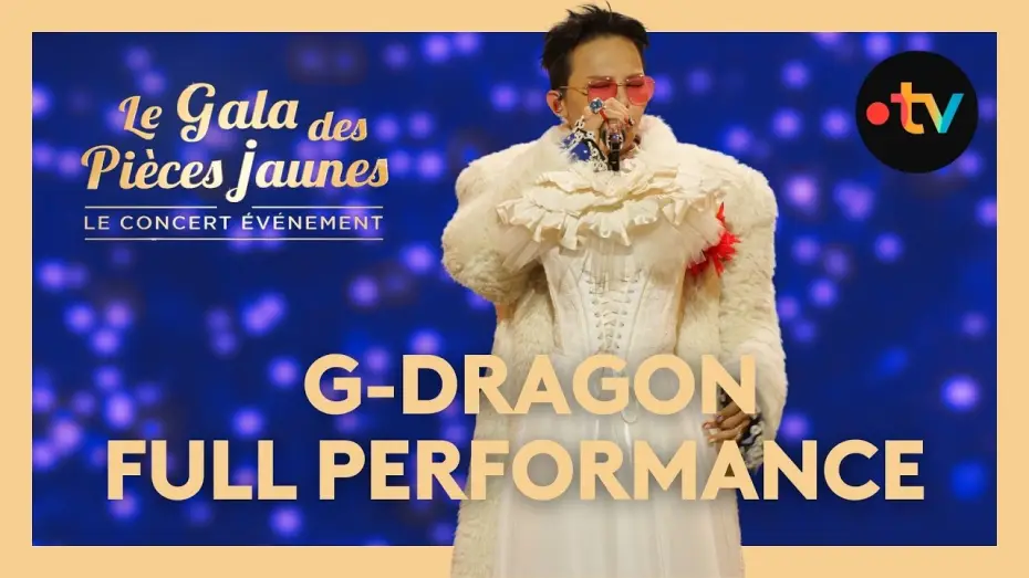 Wideo do filmu Le Gala des Pièces Jaunes 2026 : Le concert événement — G-Dragon - Drama, Too Bad live au Gala des Pièces Jaunes 2026