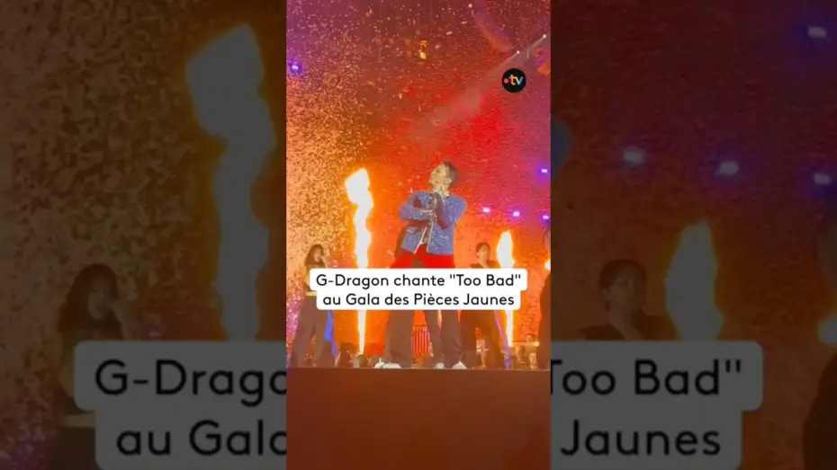Wideo do filmu Le Gala des Pièces Jaunes 2026 : Le concert événement — Le t-shirt "I love Paris" de G-Dragon ! #GDragon #GalaDesPiècesJaunes