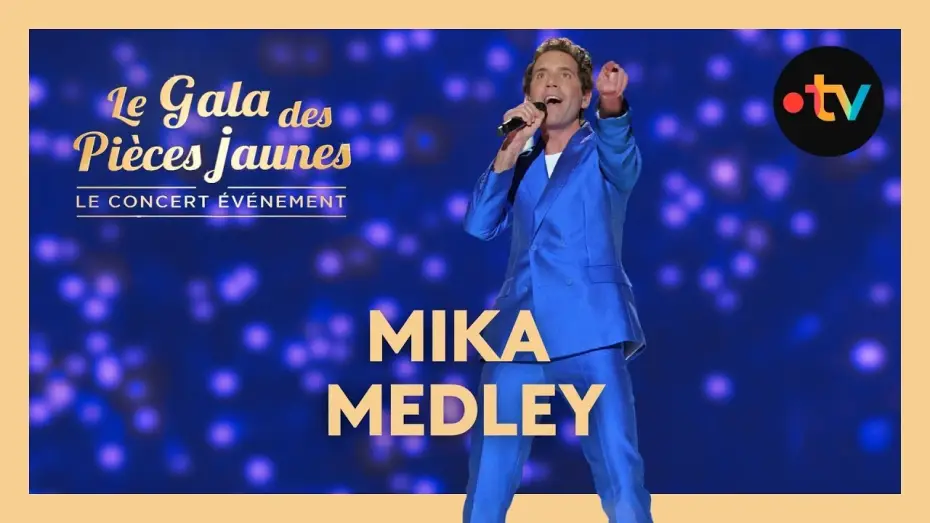 Wideo do filmu Le Gala des Pièces Jaunes 2026 : Le concert événement — Mika - Medley (C’est la vie, Boom boom boom, Elle me dit…) live au Gala des Pièces Jaunes 2026