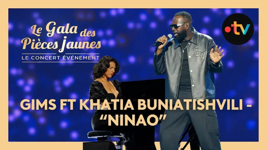 Wideo do filmu Le Gala des Pièces Jaunes 2026 : Le concert événement — Gims - Ninao avec la pianiste Khatia Buniatishvili live au Gala des Pièces Jaunes 2026
