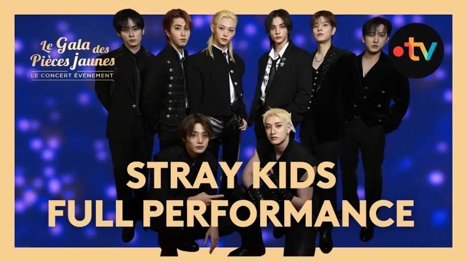 Wideo do filmu Le Gala des Pièces Jaunes 2026 : Le concert événement — Stray Kids - Chk chk boom, Do it, Ceremony, LALALALA live au Gala des Pièces Jaunes 2026