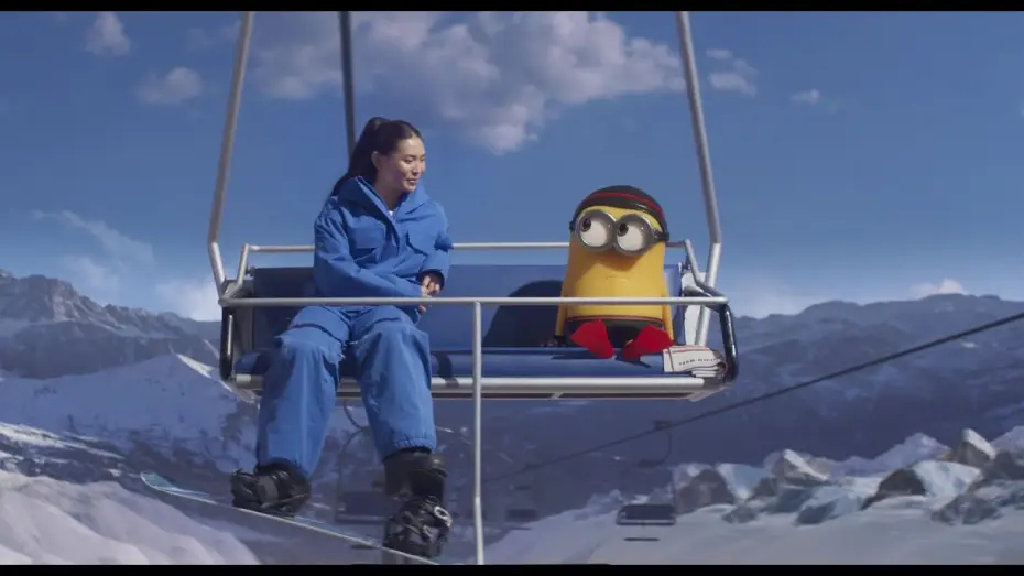 Wideo do filmu NBC's Milan Cortina Winter Olympics Opening Ceremony — Minions x Chloe Kim 2026 Milan Cortina Winter Olympics Spot