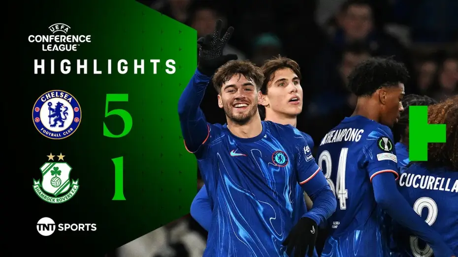 Wideo do filmu Chelsea FC - Season Review 2024/25 — Chelsea 5-1 Shamrock Rovers - Conference League