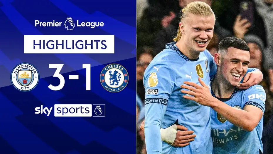 Wideo do filmu Chelsea FC - Season Review 2024/25 — Man City 3-1 Chelsea - Premier League