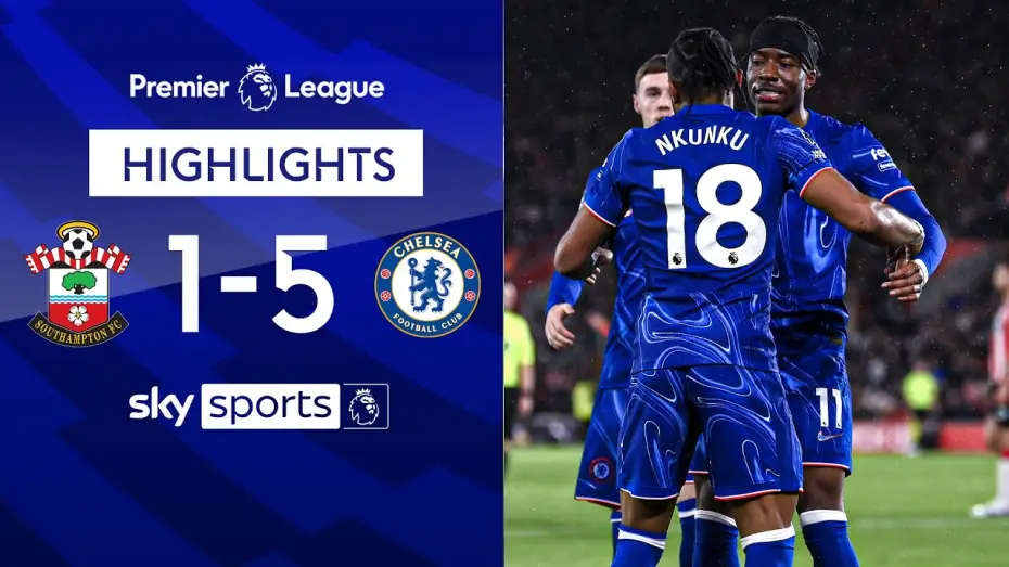 Wideo do filmu Chelsea FC - Season Review 2024/25 — Southampton 1-5 Chelsea - Premier League