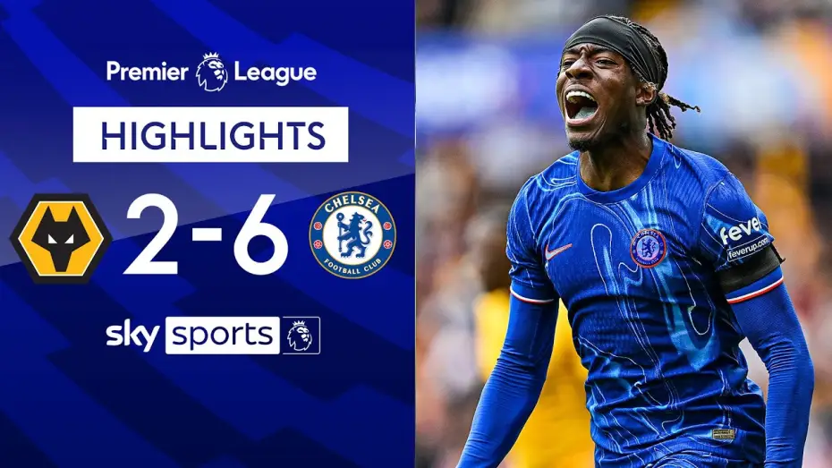 Wideo do filmu Chelsea FC - Season Review 2024/25 — Wolves 2-6 Chelsea - Premier League