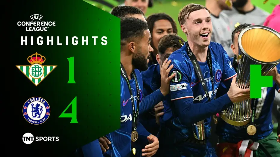 Wideo do filmu Chelsea FC - Season Review 2024/25 — Real Betis 1-4 Chelsea - Conference League