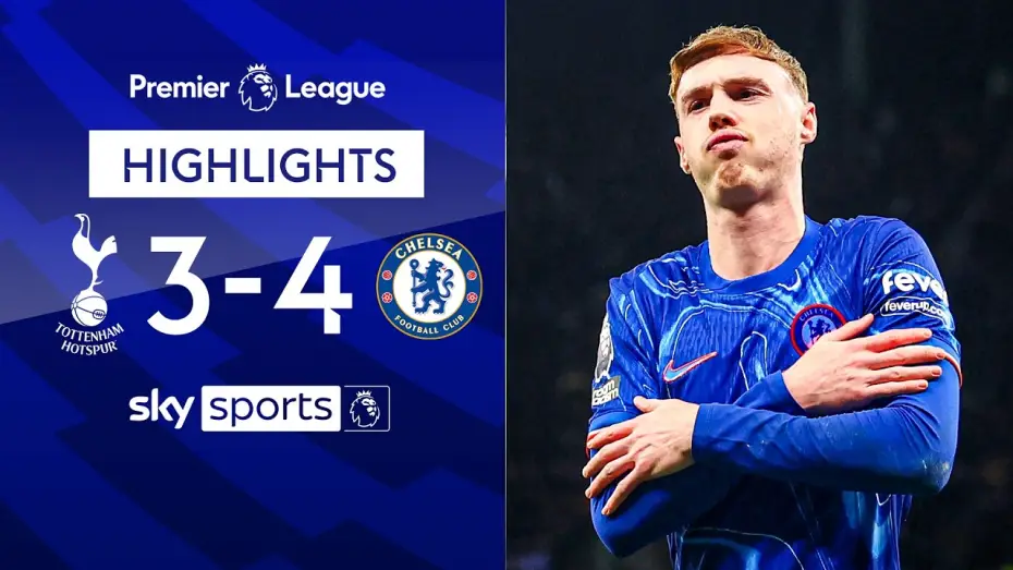 Wideo do filmu Chelsea FC - Season Review 2024/25 — Tottenham 3-4 Chelsea - Premier League