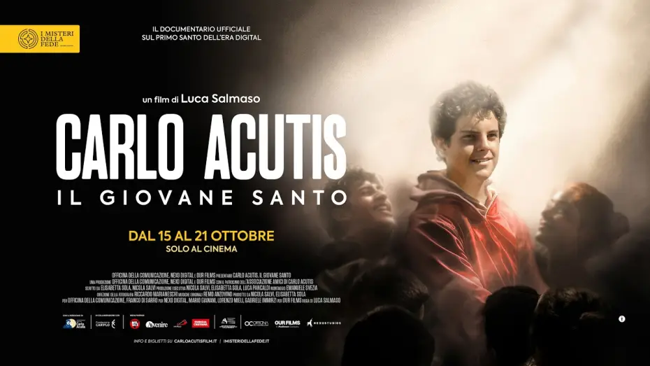 Wideo do filmu Carlo Acutis: The Millennial Saint — CARLO ACUTIS. IL GIOVANE SANTO - Al cinema dal 15 al 21 ottobre - TRAILER