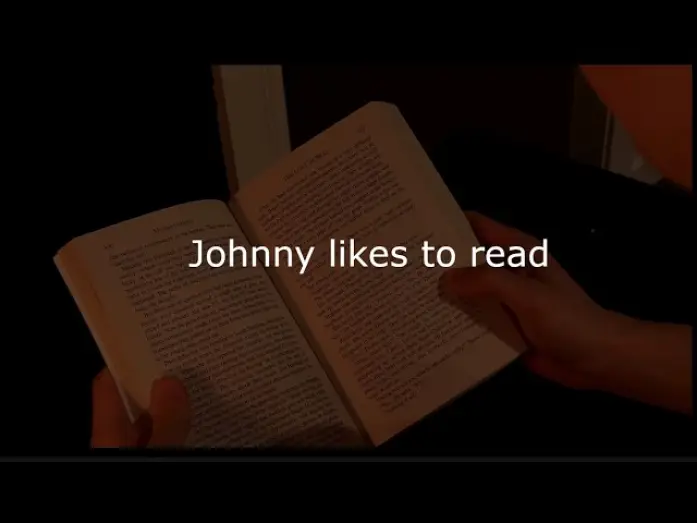 Wideo do filmu Johnny likes to read — Johnny likes to read | Short Horror Film