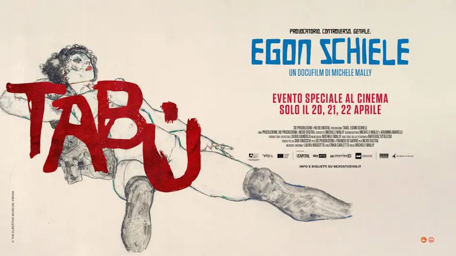 Wideo do filmu Tabù - Egon Schiele — TABÙ. EGON SCHIELE - Al cinema il 20, 21 e 22 aprile - TRAILER