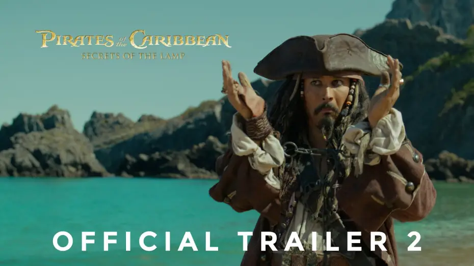 Wideo do filmu A Karib-tenger kalózai: A lámpás titka — Pirates of the Caribbean: Secrets of the Lamp | Official Trailer 2