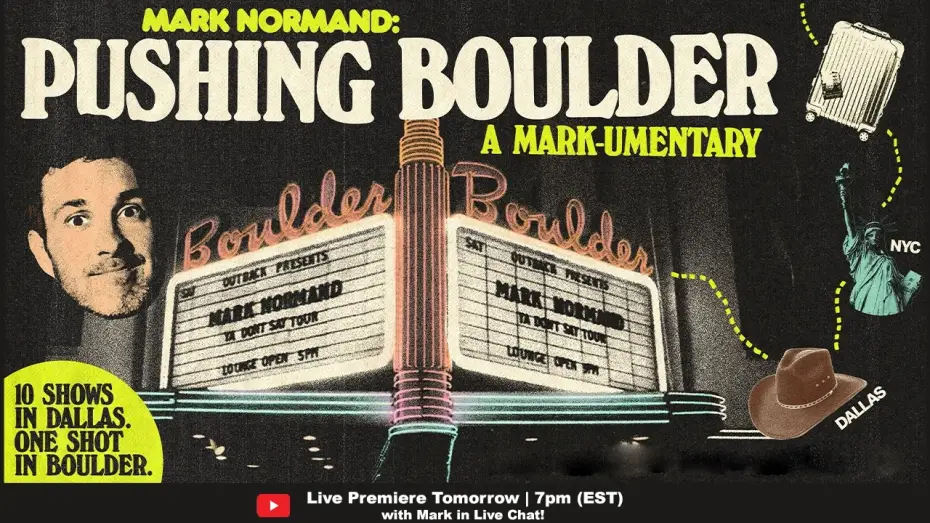 Wideo do filmu Pushing Boulder: A Mark-umentary — 'Pushing Boulder' Trailer | A NEW FULL LENGTH MARK-UMENTARY | LIVE PREMIERE TMRW!!!!!