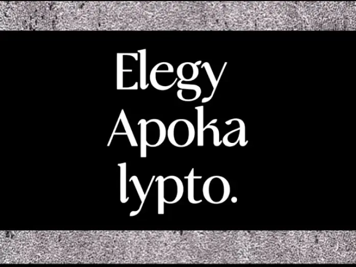 Wideo do filmu Elegy Apokalypto — Elegy Apokalypto: A Fringe Hippo Anthology Film