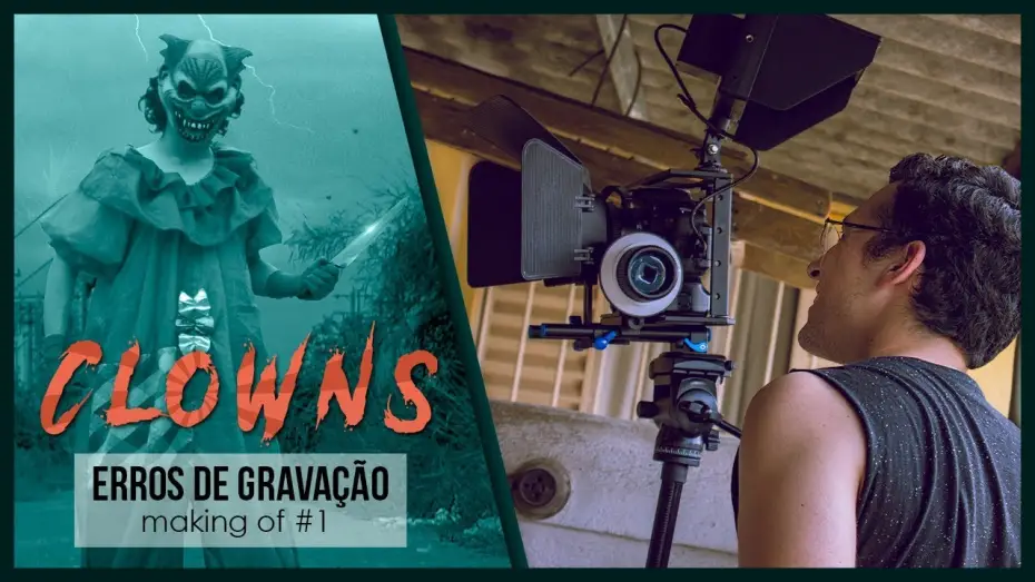 Wideo do filmu Clowns — Erros de Gravação - Making Of CLOWNS ep.1 | RACIOCINEMA