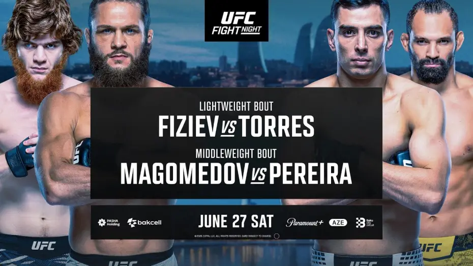 Wideo do filmu UFC Fight Night 280: Fiziev vs. Torres — UFC Baku: Fiziev vs Torres  - June 27th | Fight Promo