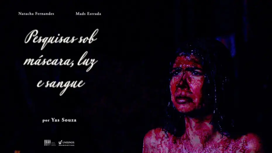Wideo do filmu Studies under mask, light, and blood — Pesquisas sob máscara, luz e sangue (2025) - Teaser oficial