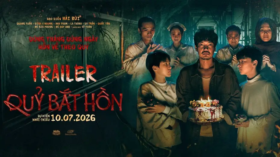 Wideo do filmu QUỶ BẮT HỒN — QUỶ BẮT HỒN trailer - KC: 10.07.2026