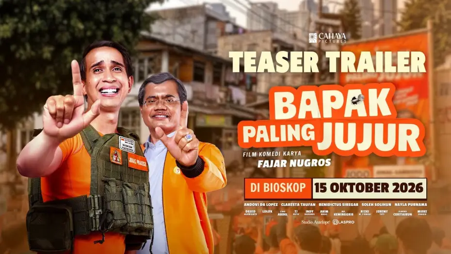 Wideo do filmu Bapak Paling Jujur — THE MOST HONEST MAN - TEASER TRAILER