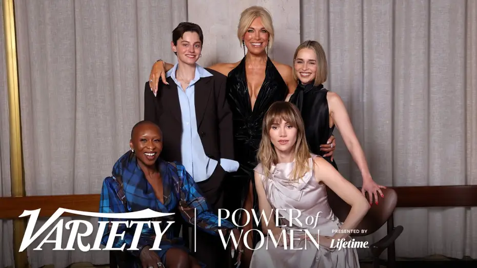 Wideo do filmu Variety’s Power of Women London — Cynthia Erivo, Emilia Clarke, Suki Waterhouse, Emma Corrin and Hannah Waddingham | Power of Women