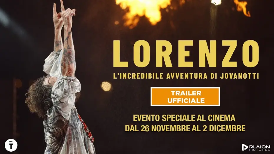 Wideo do filmu Lorenzo - L’incredibile avventura di Jovanotti — LORENZO – L’incredibile avventura di Jovanotti | Trailer ufficiale