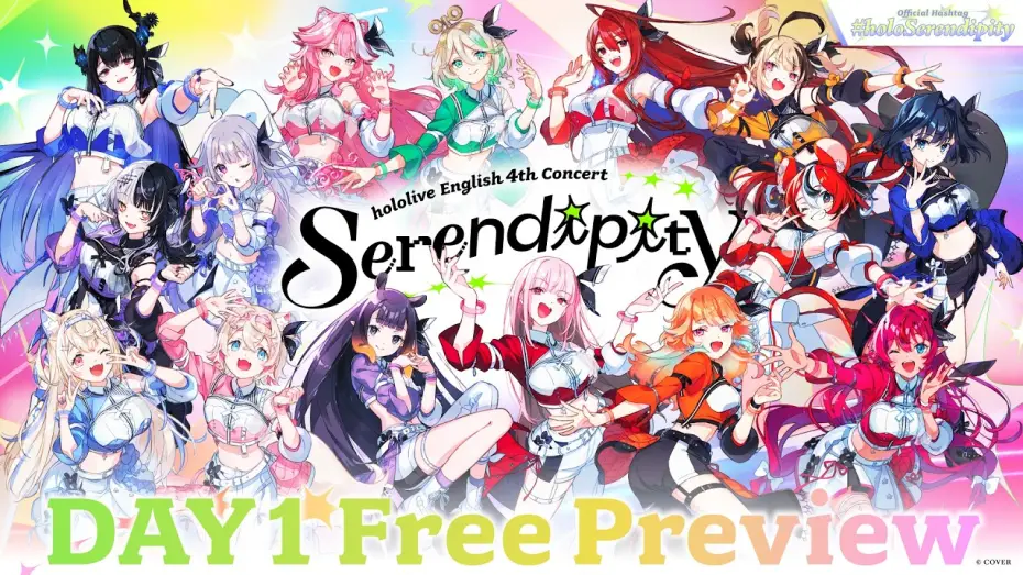 Wideo do filmu hololive English 4th Concert - Serendipity - Day 1 — 【Day 1】hololive English 4th Concert -Serendipity-【Free Preview】