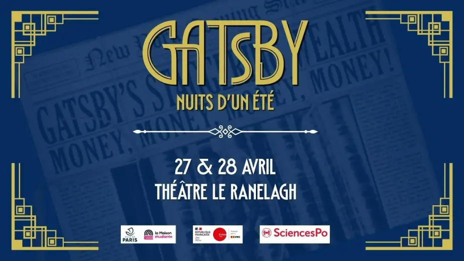 Wideo do filmu Gatsby, Nuits d'un Été — Gatsby, Nuits d'un Été | Captation intégrale - Théâtre Le Ranelagh