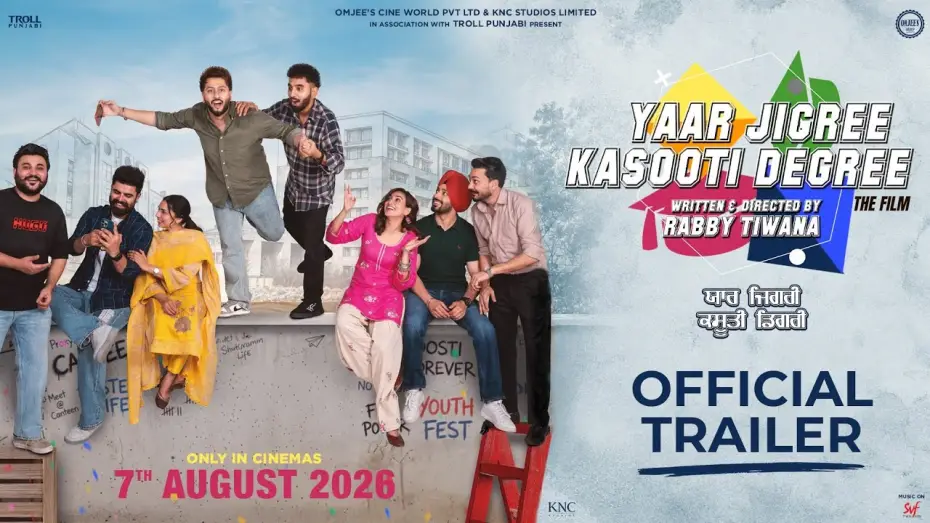 Wideo do filmu Yaar Jigree Kasooti Degree — Yaar Jigree Kasooti Degree (The Film) | Official Trailer | In Cinemas on 7 August