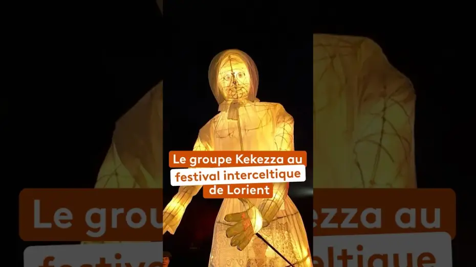 Wideo do filmu Le 55e Festival Interceltique de Lorient - Le Grand Spectacle — Festival interceltique de Lorient : le groupe Kekezza présente sa danseuse géante