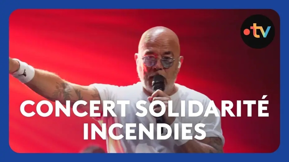 Wideo do filmu Solidarité Incendies - Le Grand Concert en direct — Solidarité incendies : le grand concert caritatif avec Pascal Obispo à l'Arena