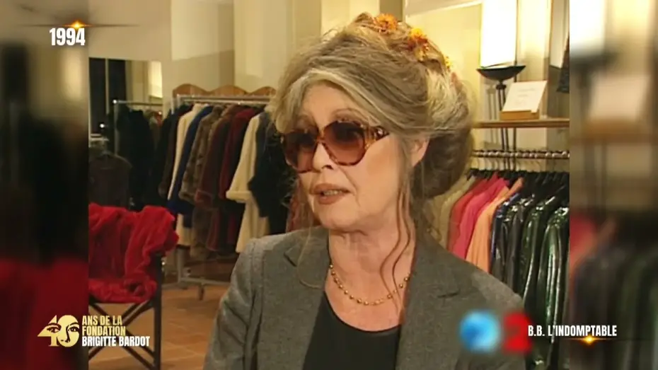 Wideo do filmu Brigitte Bardot - Le combat en héritage — 40 ans de la FBB - Le combat en héritage : Un franc-parler au service des animaux