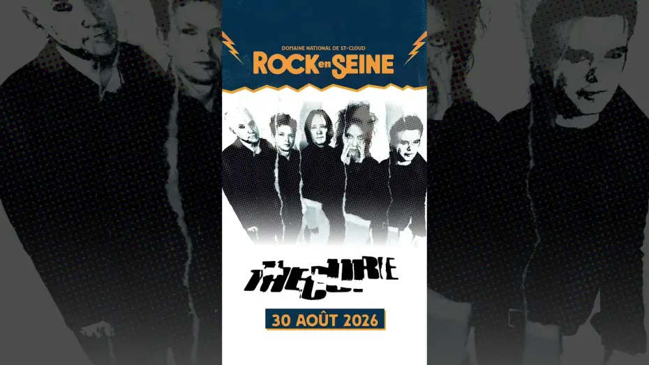 Wideo do filmu The Cure - Rock en Seine 2026 — 🎸 𝙋𝙍𝙀𝙈𝙄𝙀̀𝙍𝙀 𝘼𝙉𝙉𝙊𝙉𝘾𝙀 𝙍𝙊𝘾𝙆 𝙀𝙉 𝙎𝙀𝙄𝙉𝙀 𝟮𝟬𝟮𝟲 🎸