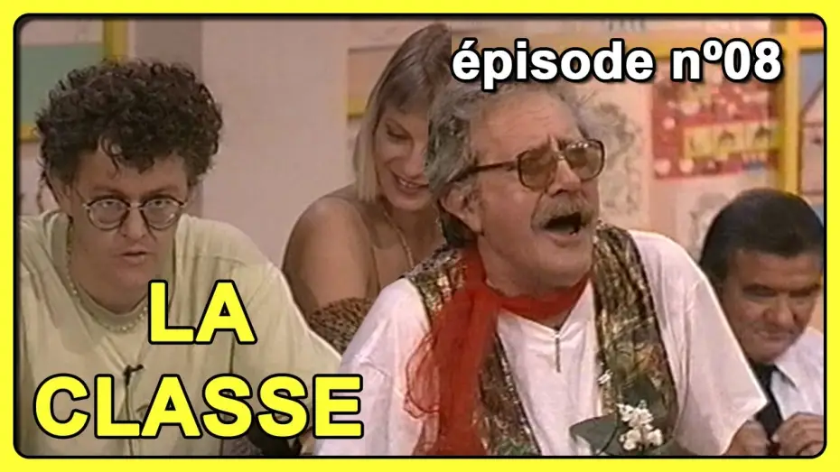 Wideo do filmu La Classe, les plus grands sketchs — LA CLASSE [épisode 8 - Fabrice, Patrick Adler, Micheline Dax, Pompon, É. Thomas] - FR3 - 14.09.1990