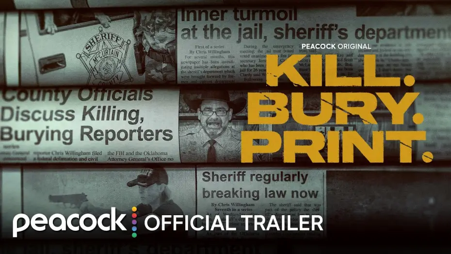 Wideo do filmu Kill. Bury. Print. — Kill. Bury. Print. | Official Trailer | Peacock Original