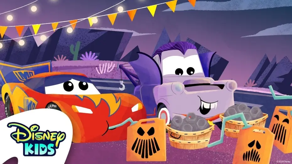 Wideo do filmu Cars: Spooky Halloween Adventure — Cars: Lightning McQueen and Mater's Spooky Halloween Adventure🎃 🧛 | @disneykids