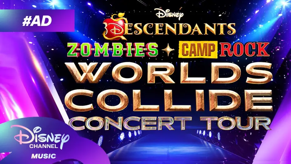Wideo do filmu Disney+ Insider: Worlds Collide Concert Tour — Descendants/Zombies/Camp Rock: Worlds Collide Tour Promo