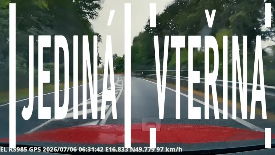 Wideo do filmu Jediná vteřina — JEDINÁ VTEŘINA (Vít Klusák, 2026) - CZ TRAILER