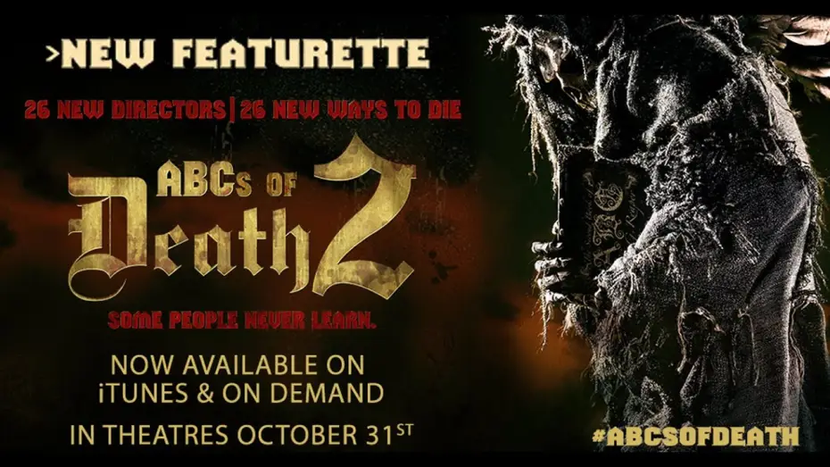 Wideo do filmu ABCs of Death 2 — Featurette