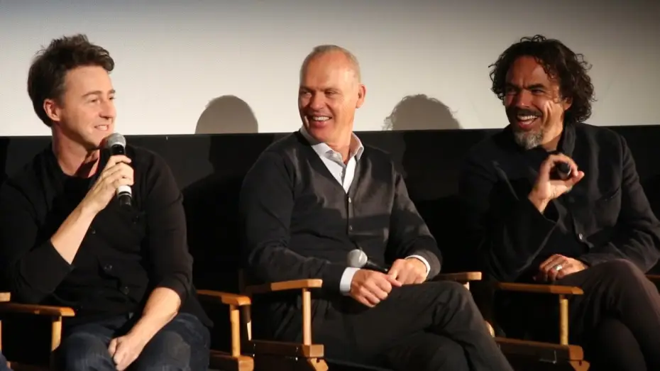 Wideo do filmu Birdman czyli (nieoczekiwane pożytki z niewiedzy) — NYFF52 "Birdman" Q&A | Alejandro G. Iñárritu + Cast