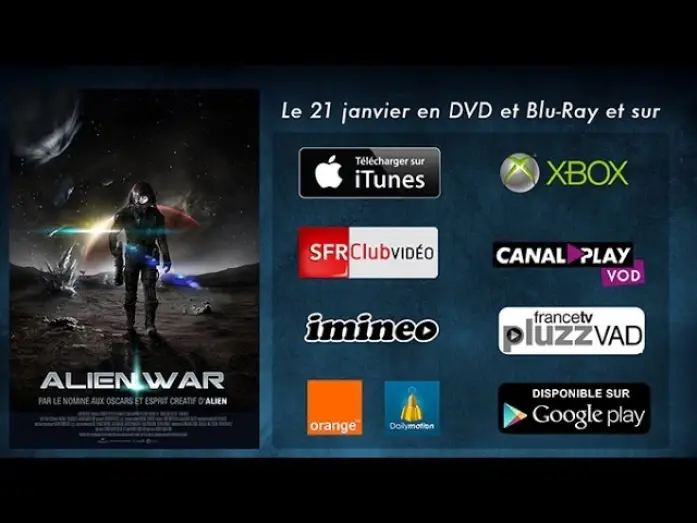 Wideo do filmu Stranded — Alien War - Disponible le 21 janvier en VOD, DVD et BluRay