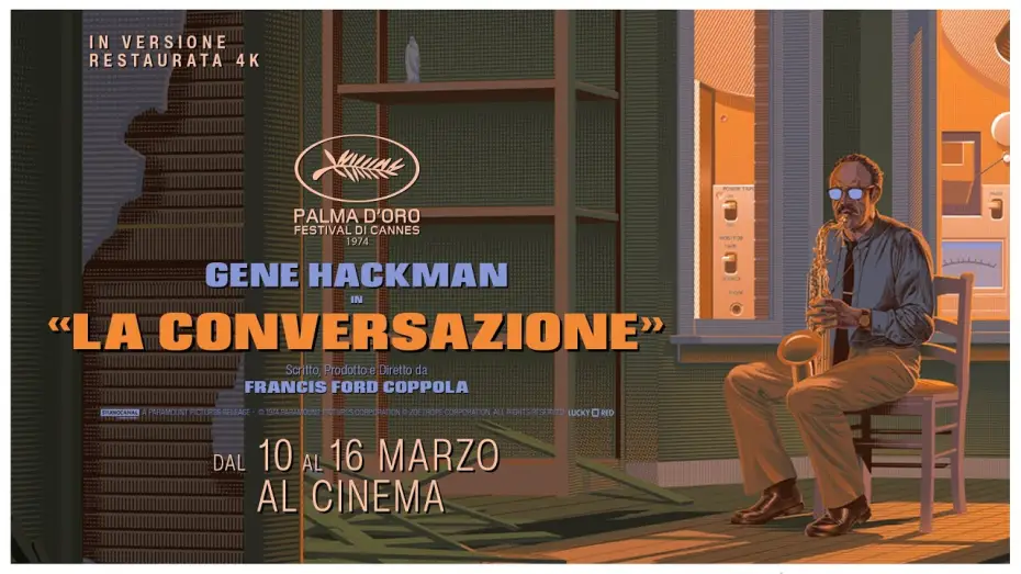 Wideo do filmu Rozmowa — La conversazione di Francis Ford Coppola con Gene Hackman | Evento speciale in 4K dal 10 a 16 marzo
