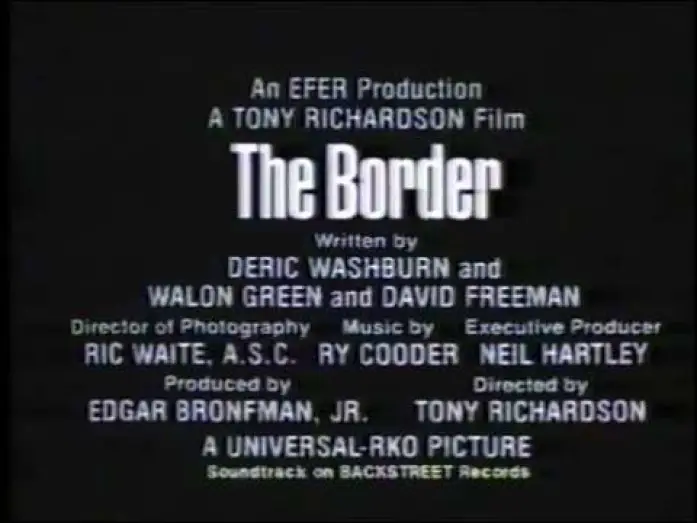 Wideo do filmu Na granicy — The Border (1981) (TV Spot)