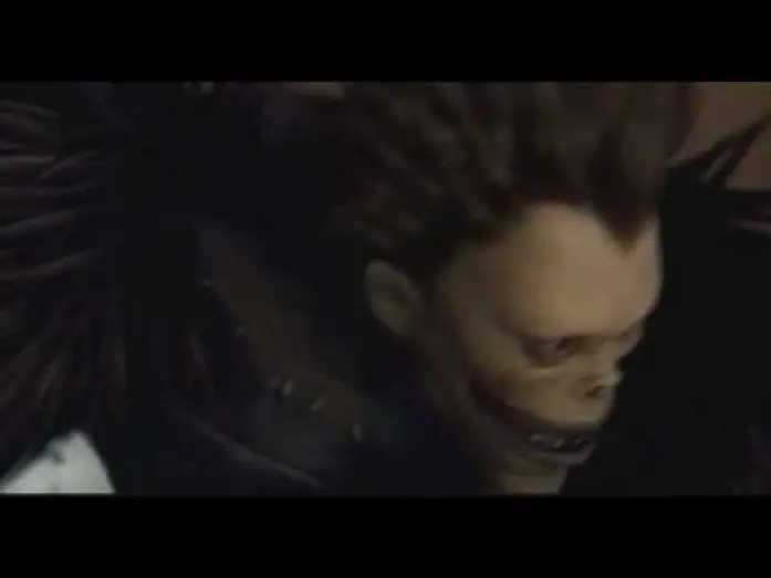 Wideo do filmu Death Note: L zmienia świat — L brule les 2 death note apparition de Ryuk scene L change the world