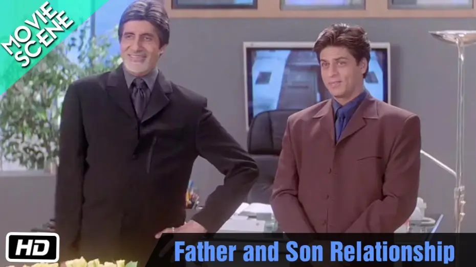 Wideo do filmu Czasem słońce czasem deszcz — Father and Son Relationship - Movie Scene - Kabhi Khushi Kabhie Gham - Shahrukh Khan, Amitabh