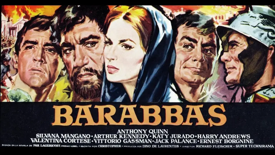 Wideo do filmu Barabasz — Anthony Quinn in BARABBAS - Trailer (1961, OV)